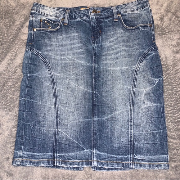 Hint Jeans Skirt Sz 9 - Picture 1 of 5
